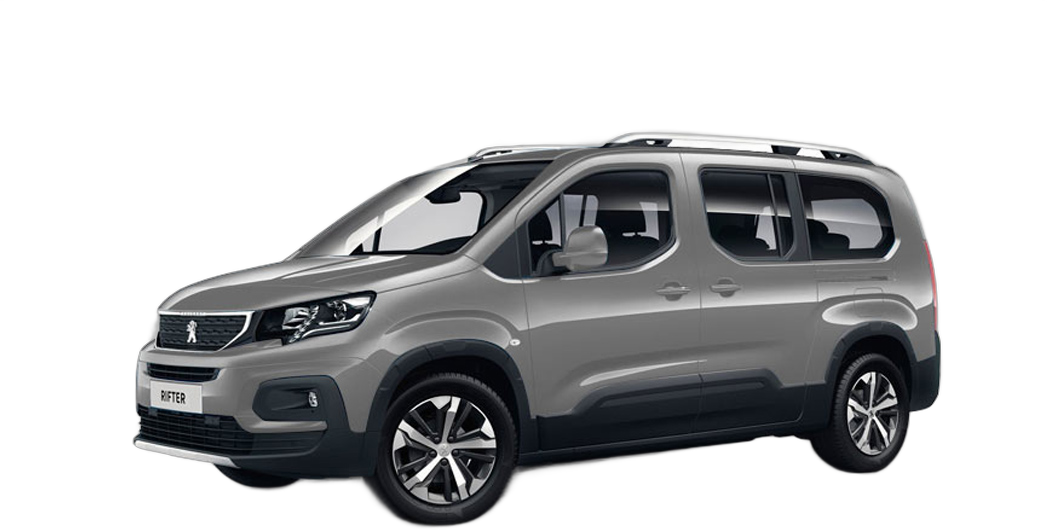 Peugeot Rifter — 7-seater family rental in Corfu